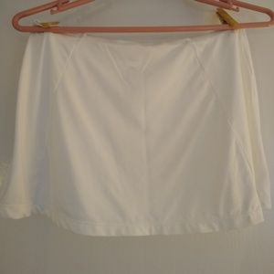 White swimsuit skirt cover